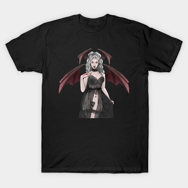 Goth Chic T-Shirt by RandomAlice